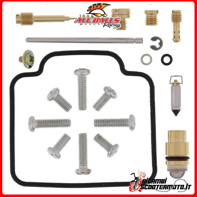 All Balls CARBURETOR OVERHAUL KIT Kawasaki KL 250 Super Sherpa 2000-2004