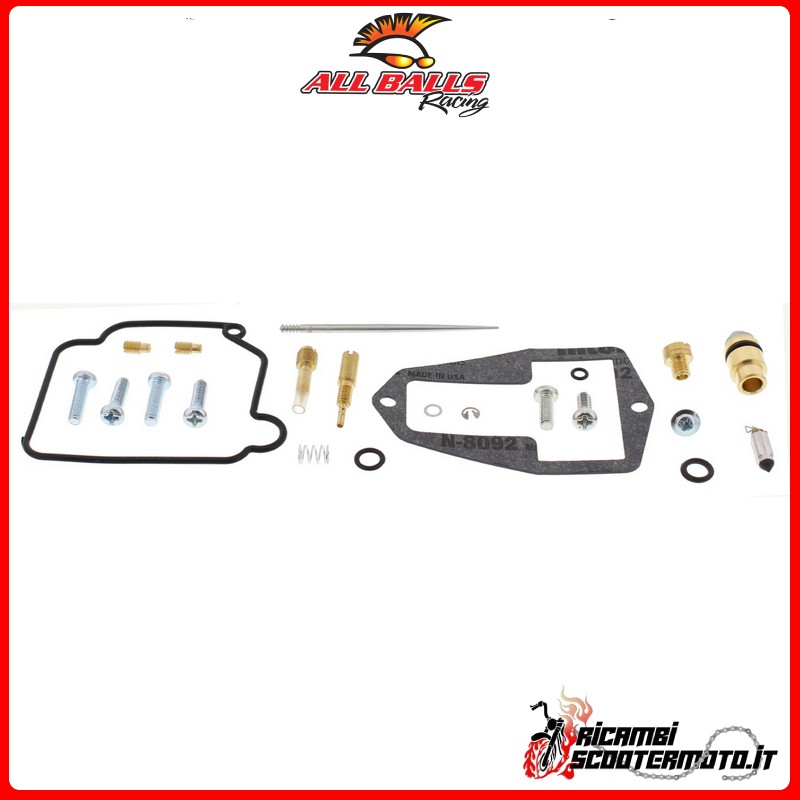All Balls CARBURETOR OVERHAUL KIT Suzuki DR 350 1990-1991 All Balls CARBURETOR OVERHAUL KIT Suzuki DR 350 1990-1991