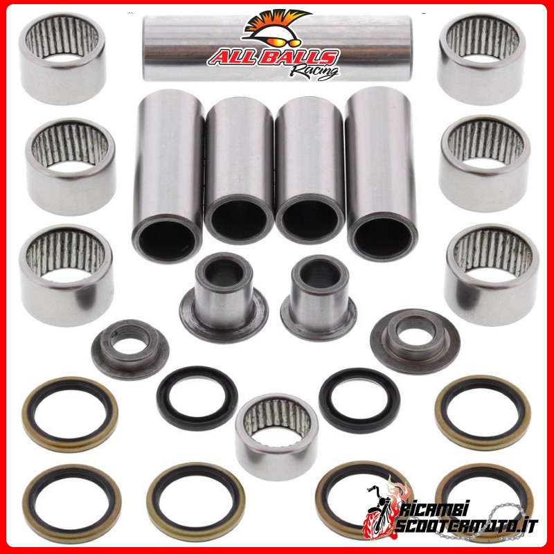 KIT DE COJINETE DE ARTICULACIÓN DEL AMORTIGUADOR MONOMONO All Balls Kawasaki KX 125 2003 KIT DE COJINETE DE ARTICULACIÓN DEL AMORTIGUADOR MONOMONO All Balls Kawasaki KX 125 2003