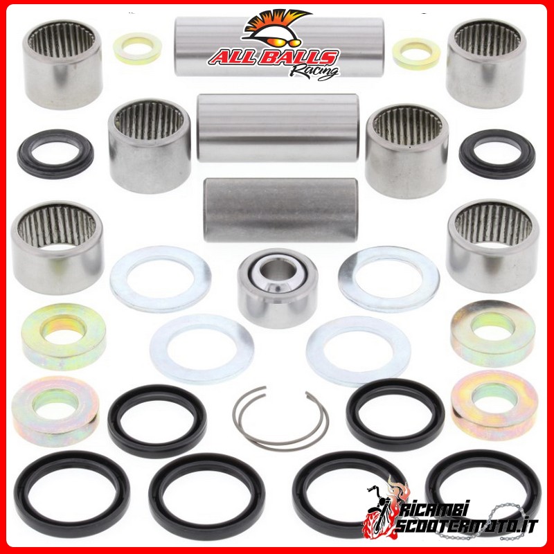 KIT DE COJINETE DE ARTICULACIÓN DEL AMORTIGUADOR MONOMONO All Balls Honda CR 125 R 1991-1992 KIT DE COJINETE DE ARTICULACIÓN DEL AMORTIGUADOR MONOMONO All Balls Honda CR 125 R 1991-1992