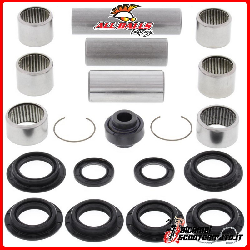 All Balls MONO SHOCK ABSORBER LINKAGE BEARING KIT Honda CR 125 R 1989-1990 All Balls MONO SHOCK ABSORBER LINKAGE BEARING KIT Honda CR 125 R 1989-1990