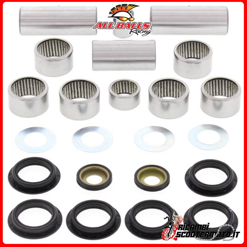 KIT DE COJINETE DE ARTICULACIÓN DEL AMORTIGUADOR MONOMONO All Balls Kawasaki KDX 200 1995-2006 KIT DE COJINETE DE ARTICULACIÓN DEL AMORTIGUADOR MONOMONO All Balls Kawasaki KDX 200 1995-2006