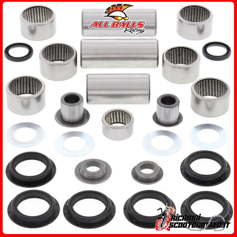 KIT DE COJINETE DE ARTICULACIÓN DEL AMORTIGUADOR MONOMONO All Balls Kawasaki KX 125 1998 KIT DE COJINETE DE ARTICULACIÓN DEL AMORTIGUADOR MONOMONO All Balls Kawasaki KX 125 1998