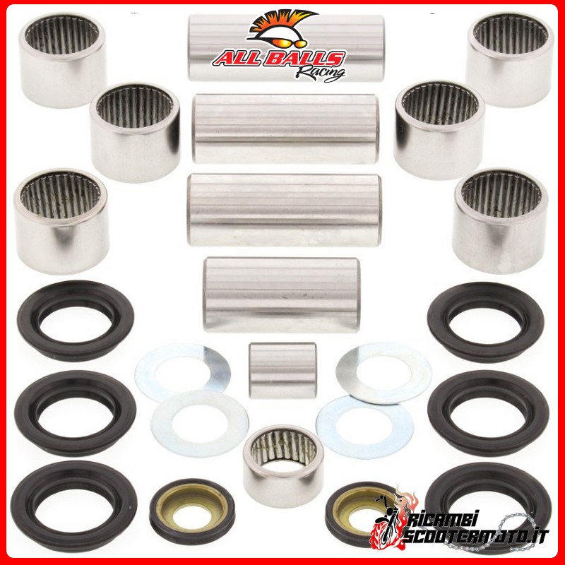 KIT DE COJINETE DE ARTICULACIÓN DEL AMORTIGUADOR MONOMONO All Balls Kawasaki KDX 200 1989-1994 KIT DE COJINETE DE ARTICULACIÓN DEL AMORTIGUADOR MONOMONO All Balls Kawasaki KDX 200 1989-1994