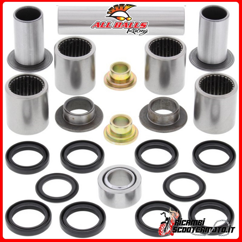 KIT CUSCINETTI LEVERAGGIO MONO AMMORTIZZATORE ALL BALLS YAMAHA WR 250 1994-1997 KIT CUSCINETTI LEVERAGGIO MONO AMMORTIZZATORE ALL BALLS YAMAHA WR 250 1994-1997