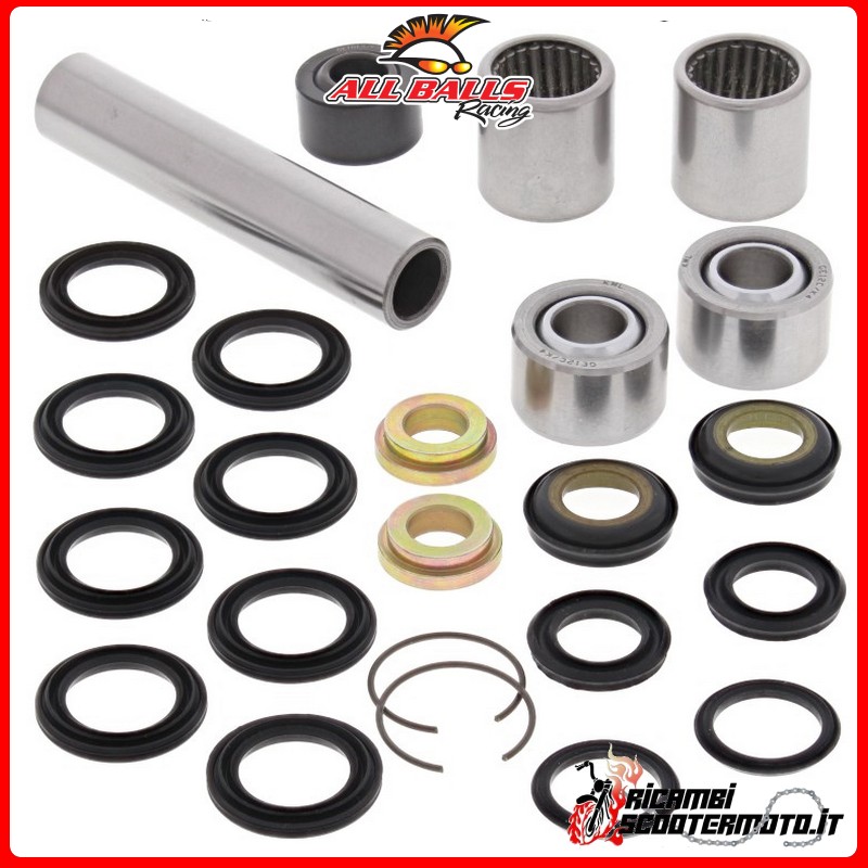 KIT DE COJINETE DE ARTICULACIÓN DEL AMORTIGUADOR MONOMONO All Balls Kawasaki KDX 80 1984-1988 KIT DE COJINETE DE ARTICULACIÓN DEL AMORTIGUADOR MONOMONO All Balls Kawasaki KDX 80 1984-1988