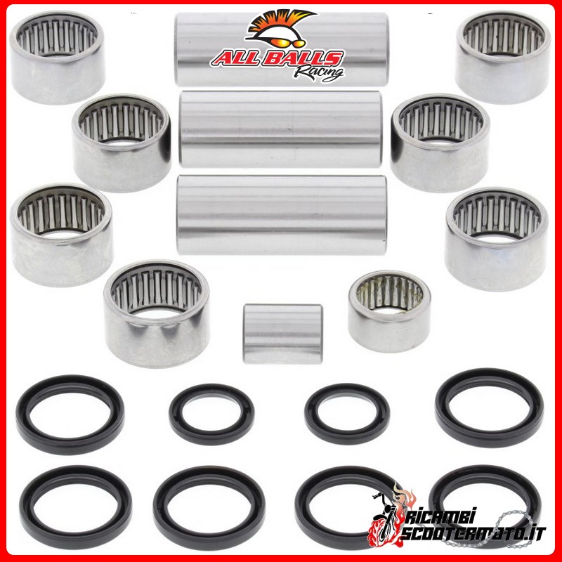 KIT DE COJINETE DE ARTICULACIÓN DEL AMORTIGUADOR MONOMONO All Balls Gas Gas EC 125 2T 2003-2009 KIT DE COJINETE DE ARTICULACIÓN DEL AMORTIGUADOR MONOMONO All Balls Gas Gas EC 125 2T 2003-2009