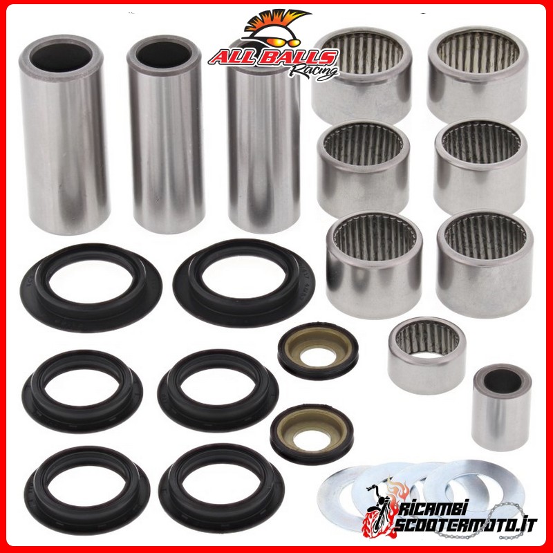 KIT DE COJINETE DE ARTICULACIÓN DEL AMORTIGUADOR MONOMONO All Balls Kawasaki KLX 250 R 1995-1996 KIT DE COJINETE DE ARTICULACIÓN DEL AMORTIGUADOR MONOMONO All Balls Kawasaki KLX 250 R 1995-1996