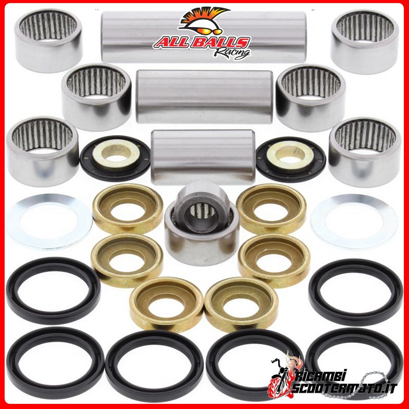 KIT DE COJINETE DE ARTICULACIÓN DEL AMORTIGUADOR MONOMONO All Balls Honda CR 125 R 2002-2007 KIT DE COJINETE DE ARTICULACIÓN DEL AMORTIGUADOR MONOMONO All Balls Honda CR 125 R 2002-2007