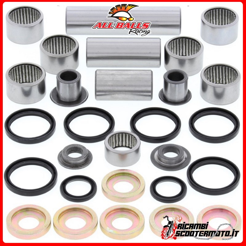 KIT DE COJINETE DE ARTICULACIÓN DEL AMORTIGUADOR MONOMONO All Balls Kawasaki KX 250 F 2006-2020 KIT DE COJINETE DE ARTICULACIÓN DEL AMORTIGUADOR MONOMONO All Balls Kawasaki KX 250 F 2006-2020