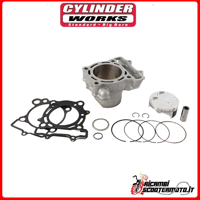KIT CILINDRO GRUPPO TERMICO STD WORKS 77MM 249CC KAWASAKI KX 250 F 2006-2008