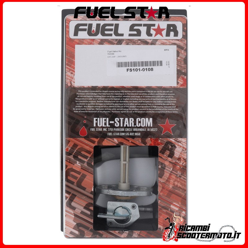 Fuel Star PETROL TAP KIT Honda CRF 230 F 2003-2007 Fuel Star PETROL TAP KIT Honda CRF 230 F 2003-2007