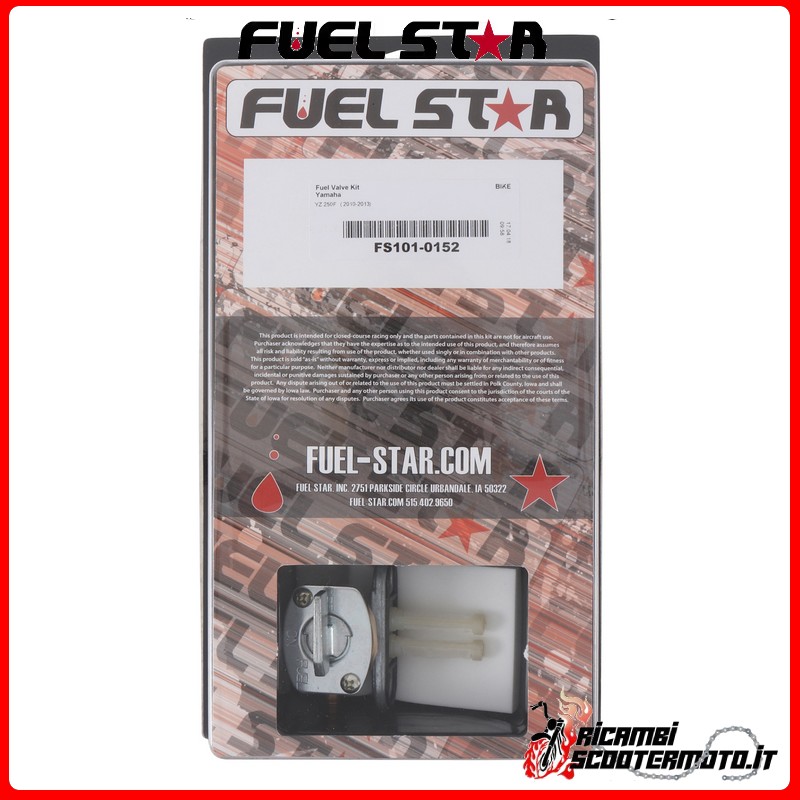 Fuel Star PETROL TAP KIT Yamaha YZ 250 F 2010-2013 Fuel Star PETROL TAP KIT Yamaha YZ 250 F 2010-2013