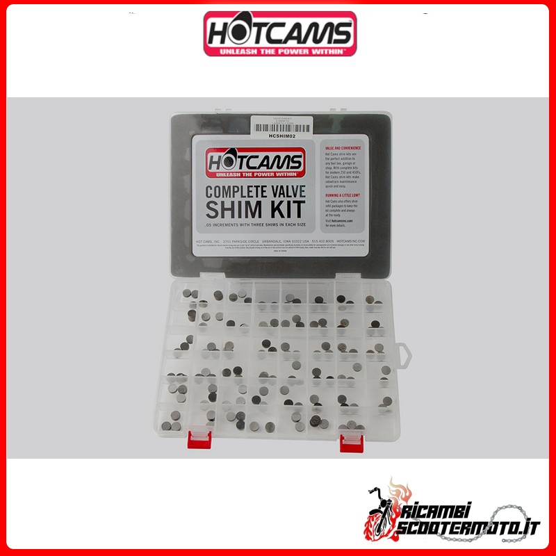VALVE SHIM KIT 9.48MM Hot Cams Honda CRF 450 R 2002-2019 VALVE SHIM KIT 9.48MM Hot Cams Honda CRF 450 R 2002-2019