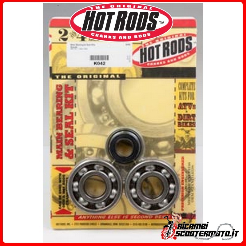 KIT CUSCINETTI ALBERO MOTORE HOT RODS SUZUKI RM 125 1992-1998