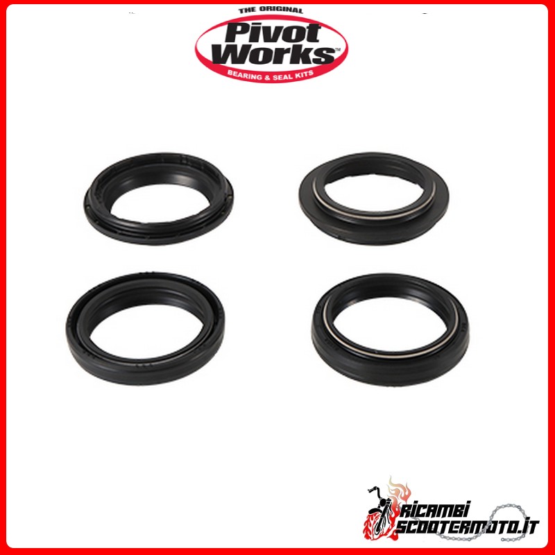 KIT DE SELLO DE ACEITE Y GUARDAPOLVO DE HORQUILLA PIVOT WORKS Kawasaki KDX 200 1993-1994