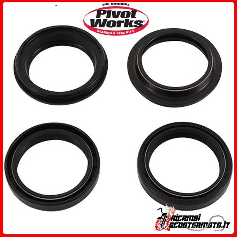 KIT PARAOLI E PARAPOLVERE FORCELLA PIVOT WORKS KAWASAKI ZG 1400 E CONCOURS ABS 2008-2016