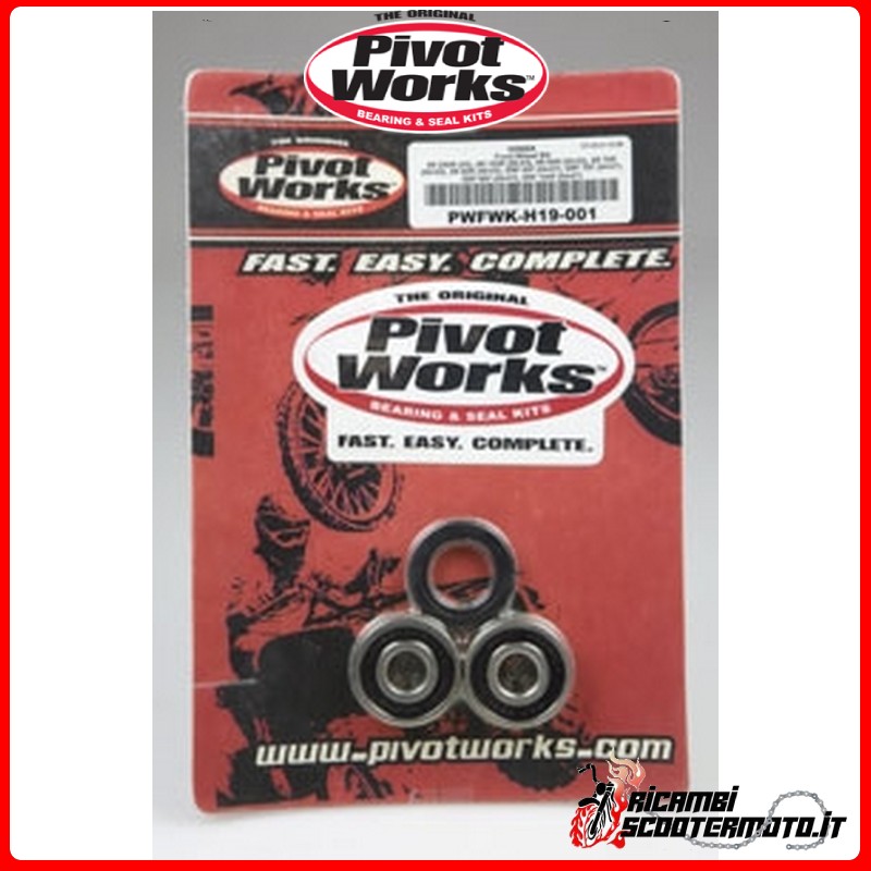 PIVOT WORKS FRONT WHEEL BEARING KIT Honda CR 60 R 1983-1984 PIVOT WORKS FRONT WHEEL BEARING KIT Honda CR 60 R 1983-1984