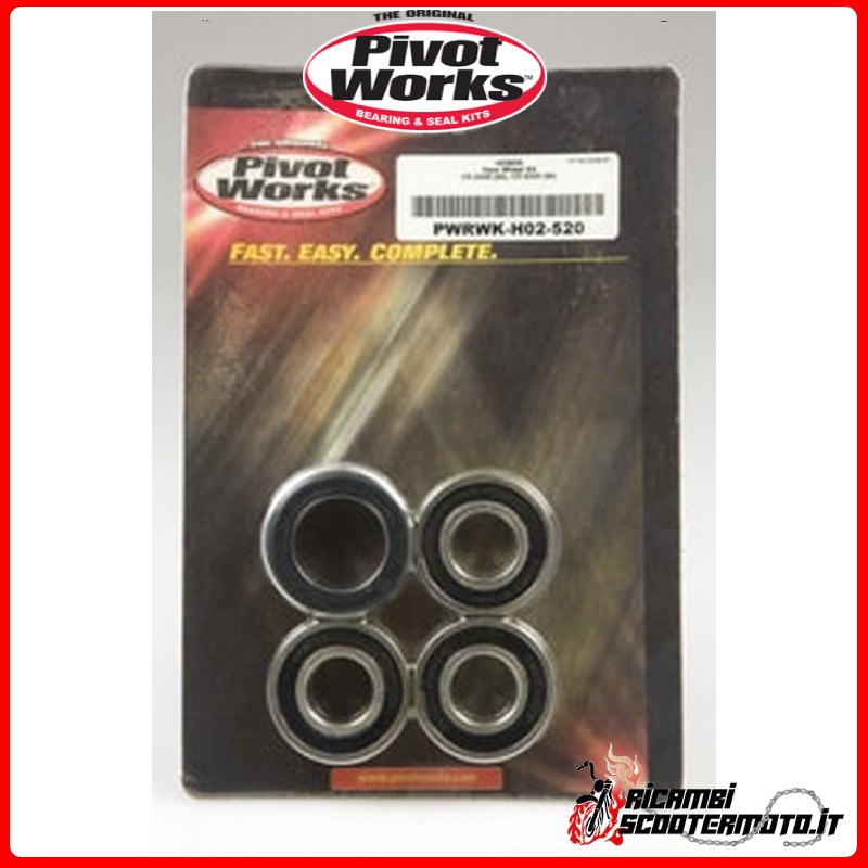 PIVOT WORKS FRONT WHEEL BEARING AND SEALS KIT Honda CR 500 R 1986 PIVOT WORKS FRONT WHEEL BEARING AND SEALS KIT Honda CR 500 R 1986