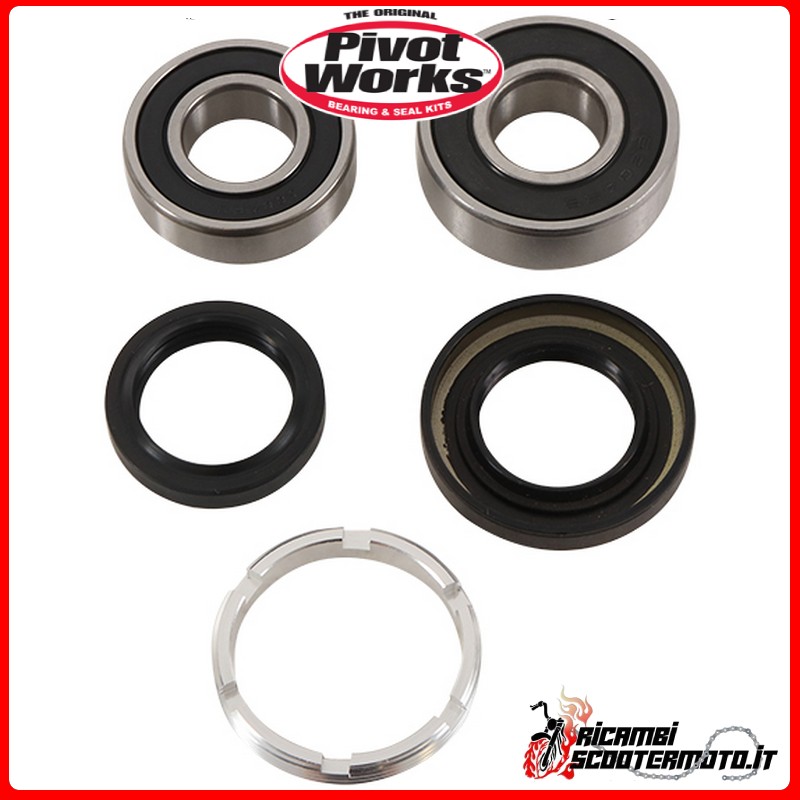 PIVOT WORKS FRONT WHEEL BEARING AND SEALS KIT Honda CR 125 R 1989 PIVOT WORKS FRONT WHEEL BEARING AND SEALS KIT Honda CR 125 R 1989