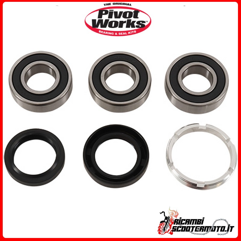 PIVOT WORKS FRONT WHEEL BEARING AND SEALS KIT Honda CR 125 R 1990-1999 PIVOT WORKS FRONT WHEEL BEARING AND SEALS KIT Honda CR 125 R 1990-1999