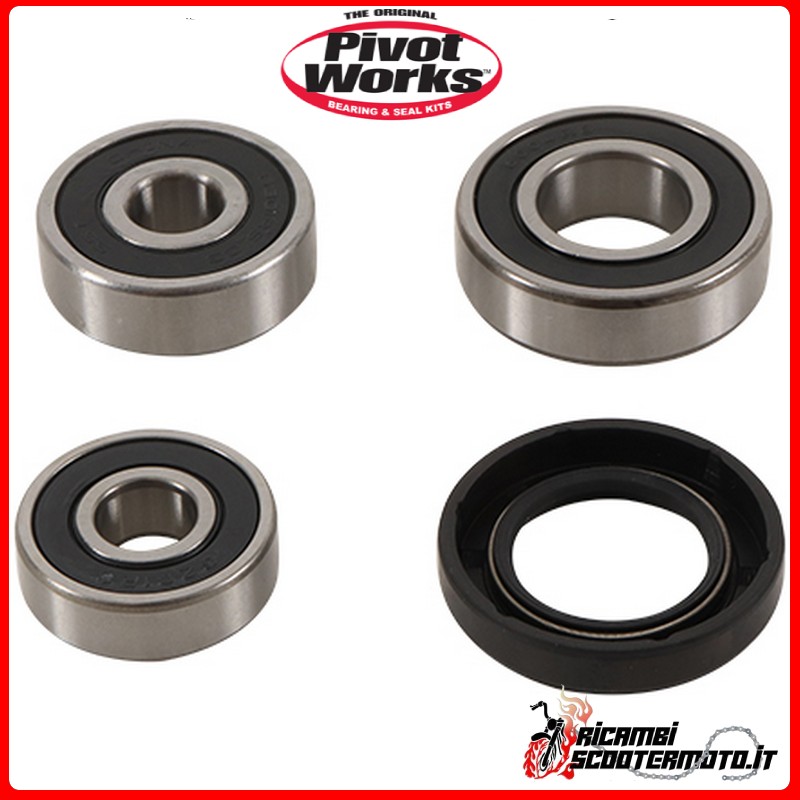 KIT DE COJINETES Y SELLOS DE RUEDA DELANTERA PIVOT WORKS Suzuki DR-Z 110 2003-2006 KIT DE COJINETES Y SELLOS DE RUEDA DELANTERA PIVOT WORKS Suzuki DR-Z 110 2003-2006