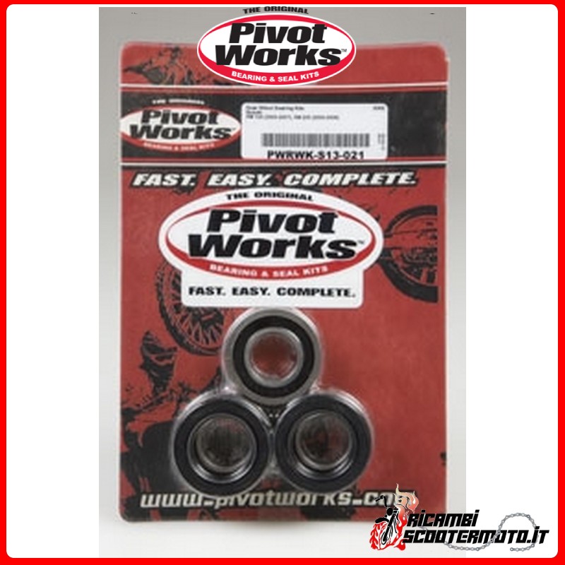 PIVOT WORKS FRONT WHEEL BEARING AND SEALS KIT Suzuki RM 125 2001-2007
