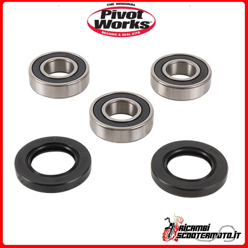 PIVOT WORKS FRONT WHEEL BEARING AND SEALS KIT Yamaha DT 125 1999-2006 PIVOT WORKS FRONT WHEEL BEARING AND SEALS KIT Yamaha DT 125 1999-2006