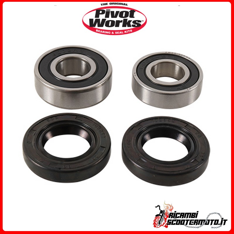 PIVOT WORKS FRONT WHEEL BEARING AND SEALS KIT Suzuki RM 80 1990-2001