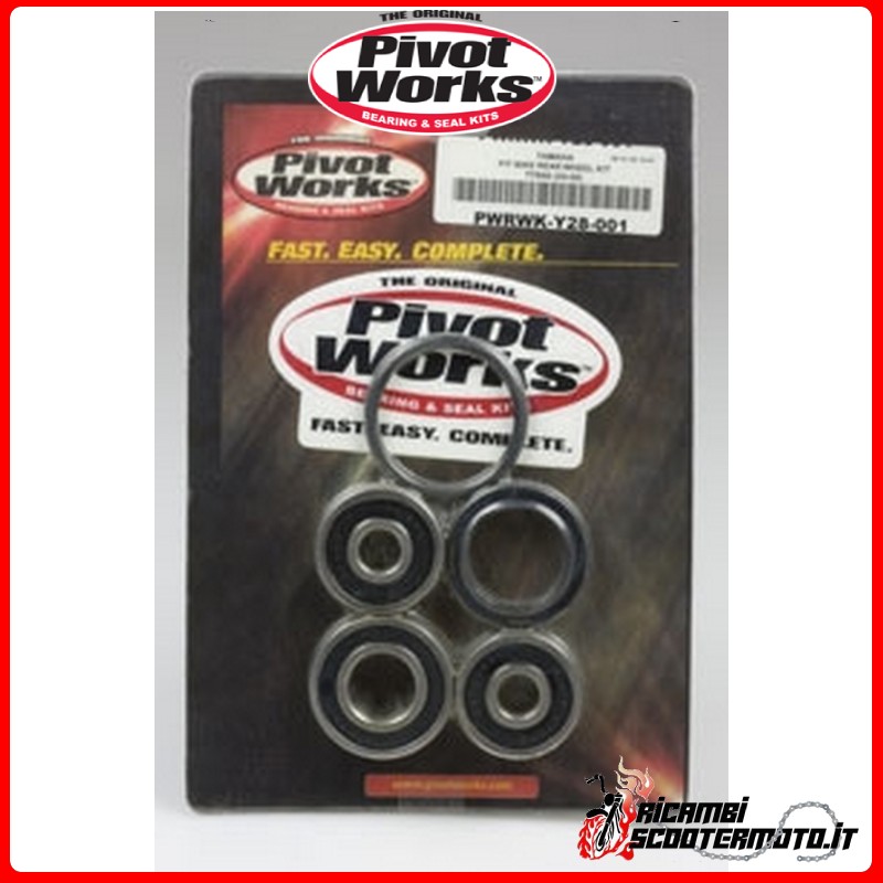PIVOT WORKS FRONT WHEEL BEARING AND SEALS KIT Yamaha DT 100 1977-1983