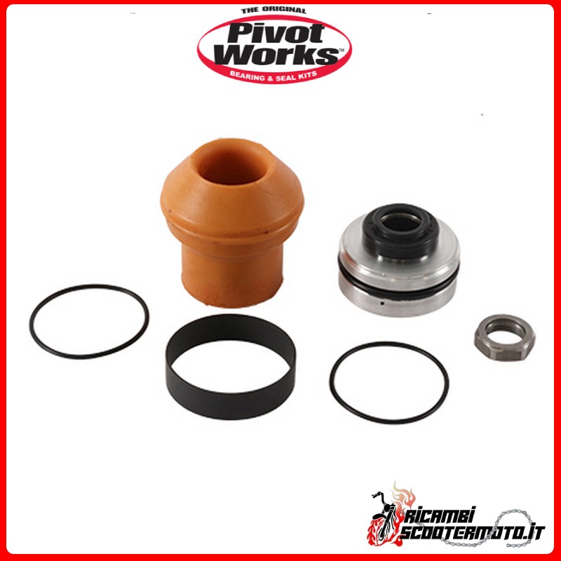 KIT DE REVISIÓN DEL AMORTIGUADOR TRASERO PIVOT WORKS Ktm 125 SX / SXS 2012-2020 KIT DE REVISIÓN DEL AMORTIGUADOR TRASERO PIVOT WORKS Ktm 125 SX / SXS 2012-2020