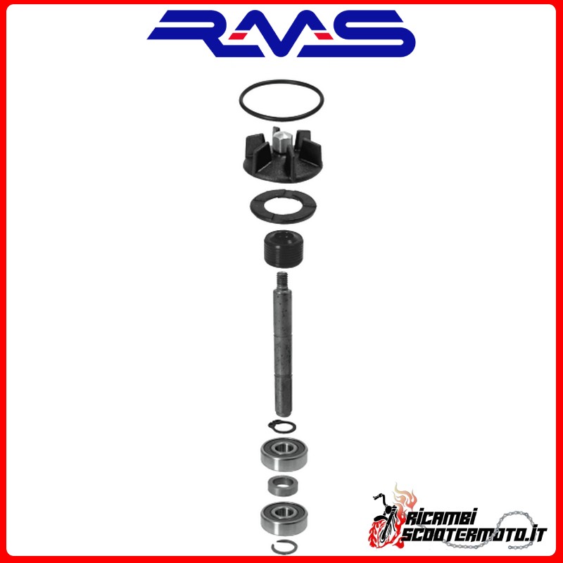 RMS WATER PUMP OVERHAUL KIT DERBI GP1 50 2001-2002 RMS WATER PUMP OVERHAUL KIT DERBI GP1 50 2001-2002