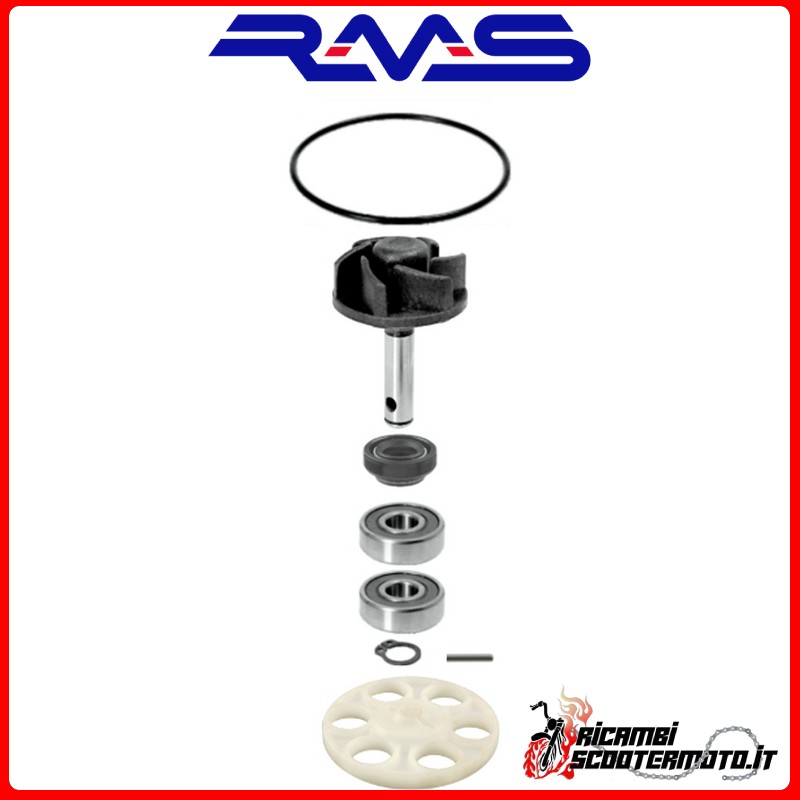 RMS WATER PUMP OVERHAUL KIT BETA ARK 50 LC 1996-2007 RMS WATER PUMP OVERHAUL KIT BETA ARK 50 LC 1996-2007
