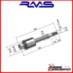 EJE SECUNDARIO RMS VESPA PIAGGIO COSA 1 125 1988-1991