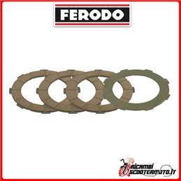 KIT 4 Disques d'embrayage standards FERODO FCD0518 PIAGGIO COSA 2 125 1991-1997