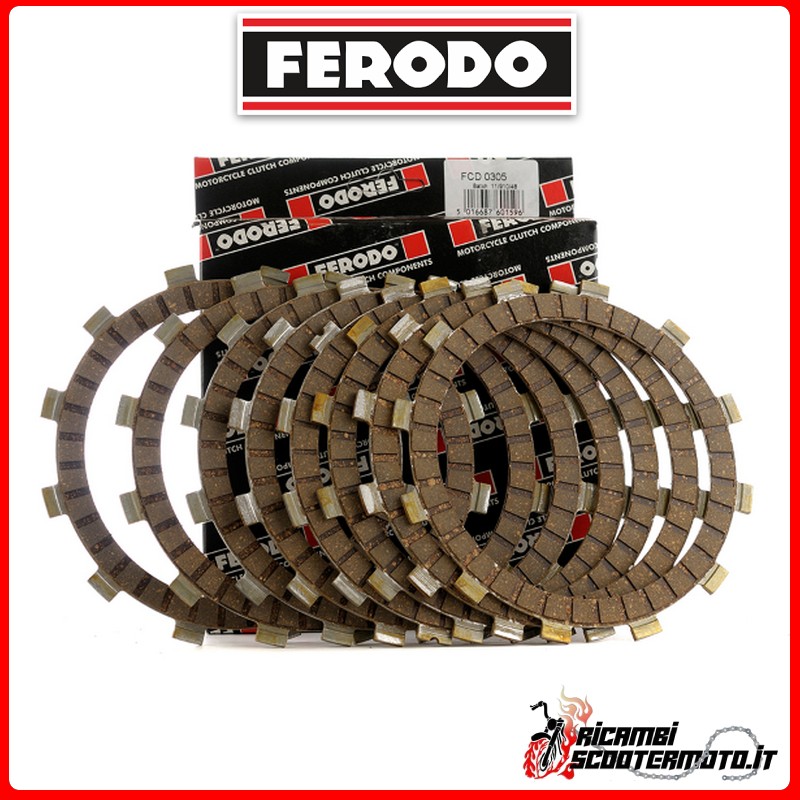 Ferodo Standard Drive Clutch Discs  FCD0586 INNOCENTI LAMBRETTA 125 DL 1969-1971