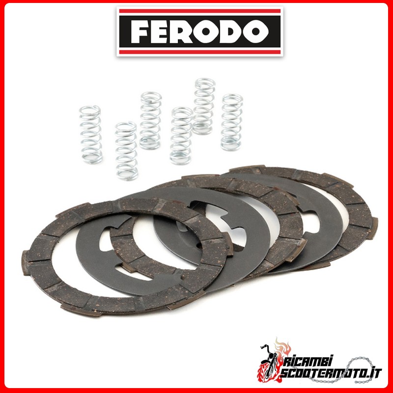 Complete Set of Standard Clutch Discs FERODO FCS0507/2S PIAGGIO VESPA 125 FL 1989