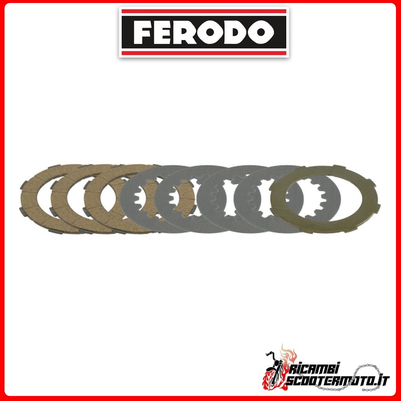 Complete Set of Standard Clutch Discs FERODO FCS0518/2 PIAGGIO COSA 2 125 1991-1997
