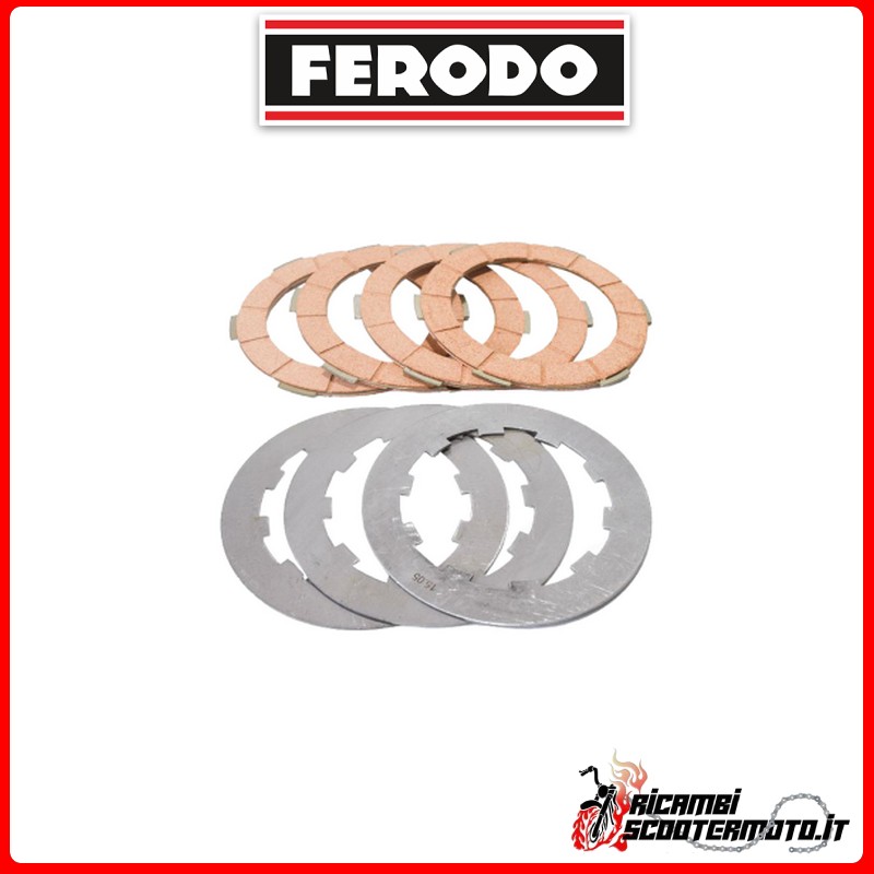 Complete Set of Standard Clutch Discs FERODO FCS0545/2 INNOCENTI LAMBRETTA 125 DL 1969-1971