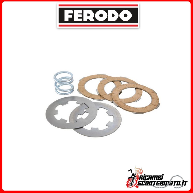 Complete Set of Standard Clutch Discs FERODO FCS0578/2S PIAGGIO VESPA 100 1978-1983