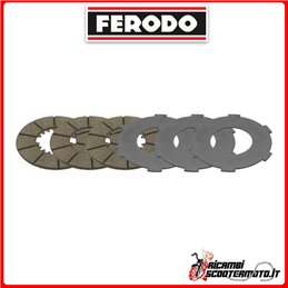 Complete Set of Standard Clutch Discs FERODO FCS0722/2 PIAGGIO VESPA 125 1952-1955