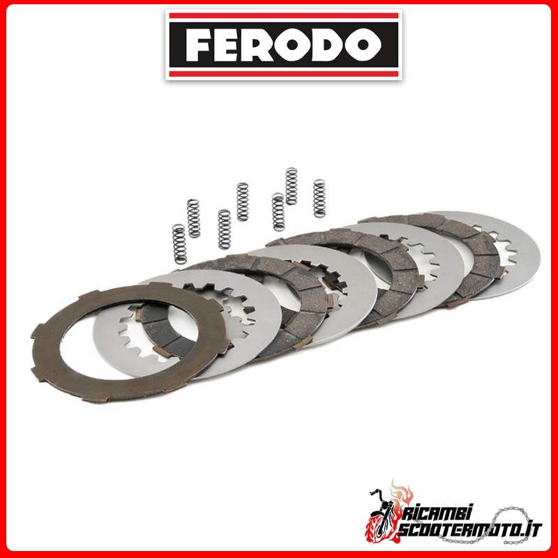 Complete Set of Standard Clutch Discs FERODO FCS0518/2s PIAGGIO COSA 2 125 1991-1997