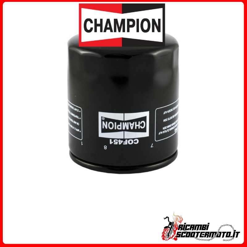 Filtro de aceite Champion COF451 MOTO GUZZI 850 T5 POLIZIA-CC-PA (NC) <VR36415 1988-1993