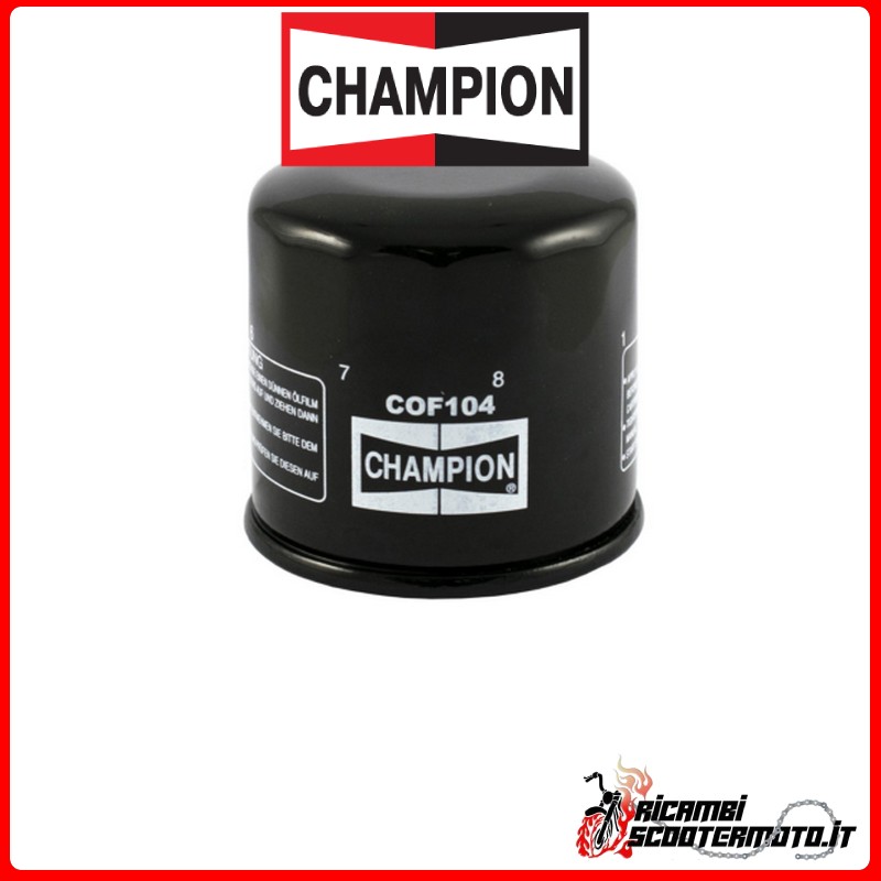 Champion Oil Filter COF104 SUZUKI VZ INTRUDER M1600 K4-K5 1600 2004-2005