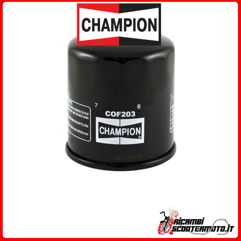 Champion Oil Filter COF203 POLARIS ATP 330 PICKUP 2004-2005