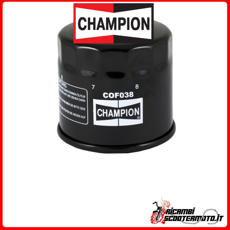 Filtro de aceite Champion COF038 APRILIA RS 660 4T 8V E5 ABS 2020-2022
