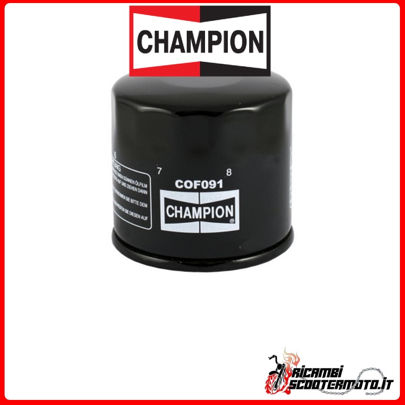 Filtre à huile Champion COF91 TRIUMPH BONNEVILLE 800 2001-2004 Filtre à huile Champion COF91 TRIUMPH BONNEVILLE 800 2001-2004
