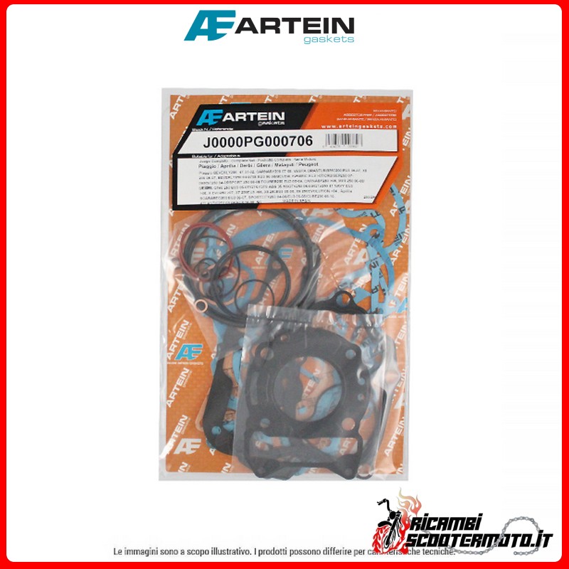 Complete set of ARTEIN gaskets SUZUKI AH50 ADDRESS 50 1990-1997