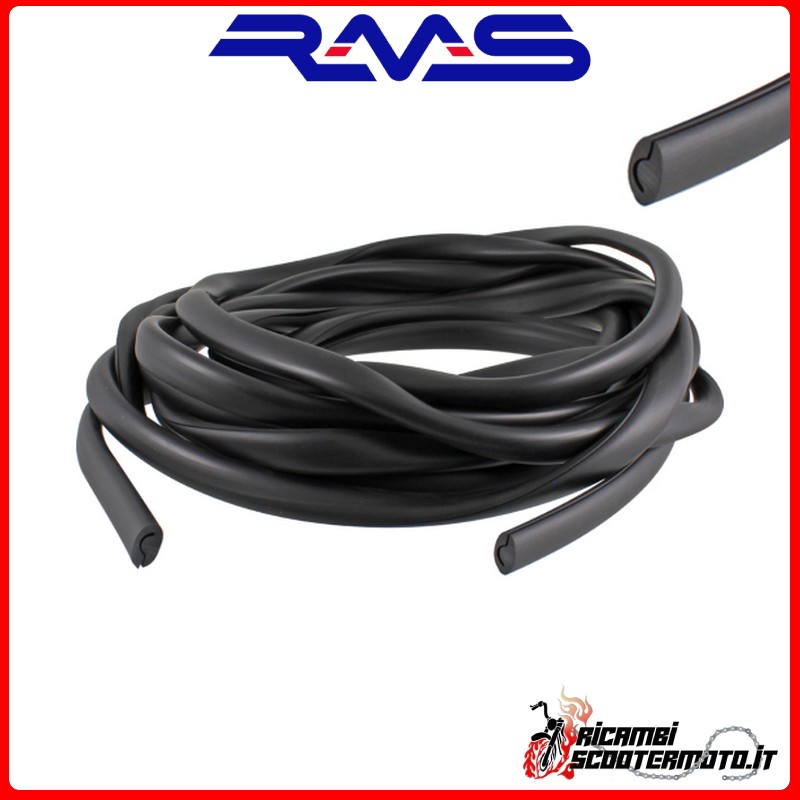 BORDE DE ESCUDO NEGRO RMS PIAGGIO VESPA 50 R 1970-1983