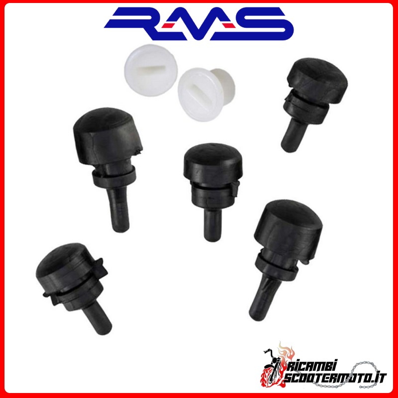 Kit de caoutchouc de porte moteur avec bagues RMS PIAGGIO VESPA 50 1967-1971